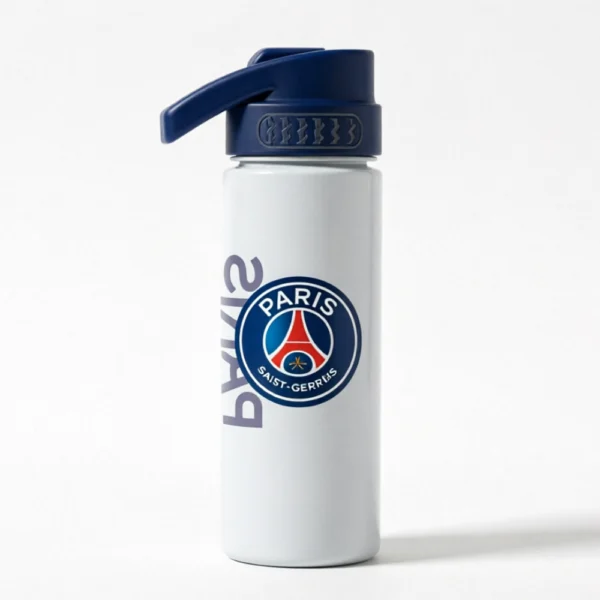 Paris Saint Germain 9+ Water Bottle 750 ML, Tritan Plastic BPA Free With Push Top Opening