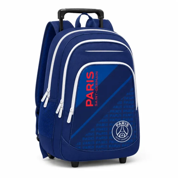 Paris Saint Germain 9+ 18" Trolley Backpack 3 Compartments & Side Pockets