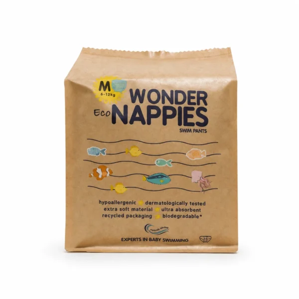 Wonder Nappies Eco Swim Pants - Medium (M) 6–12 kg (15 Pants)