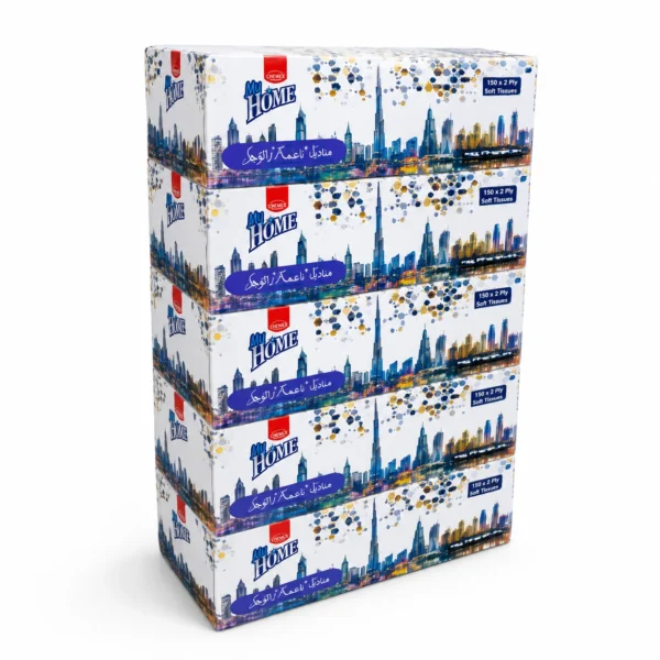 MYHOME FACIAL TISSUE BOXES 2 PLY / 300 SHEETS