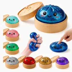 Dumpling Squishy Glitter blind box