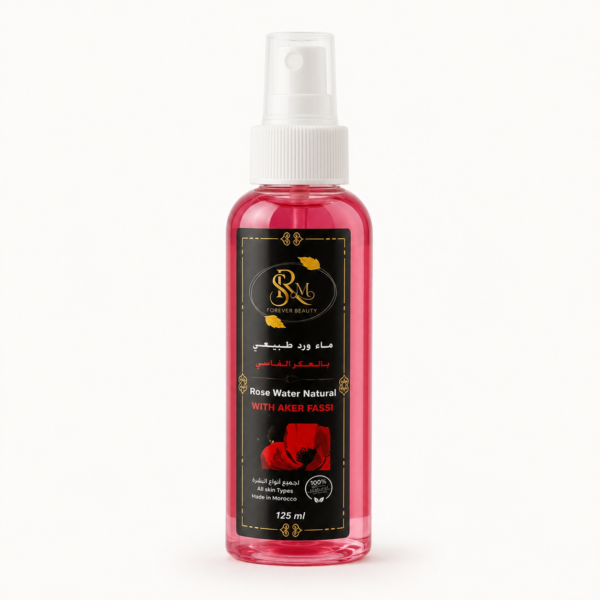 Moroccan Rose Water with Aker Fassi