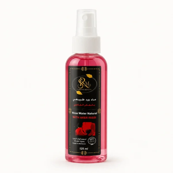 Moroccan Rose Water with Aker Fassi