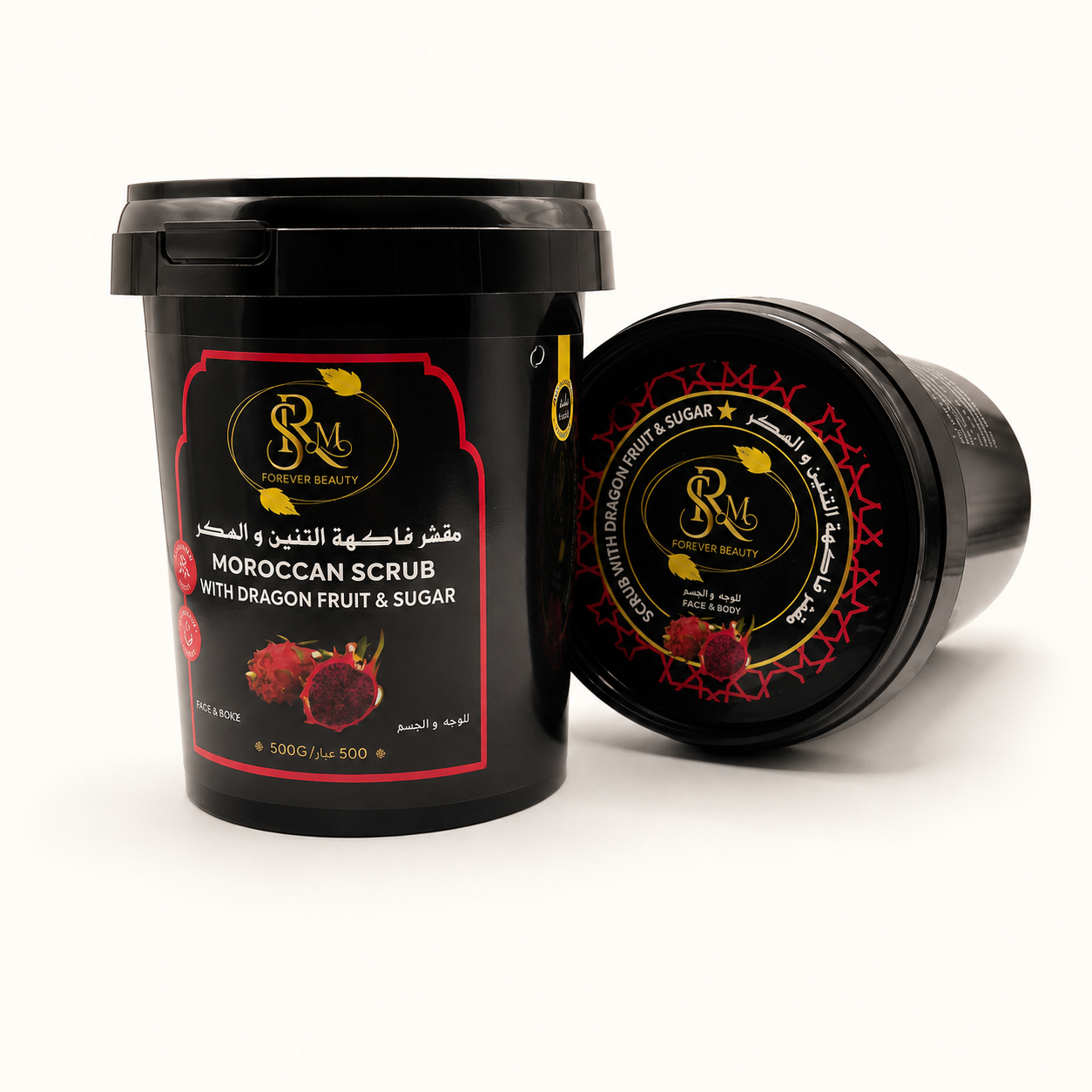 Moroccan Scrub with Dragon Fruit & Sugar - Image 1