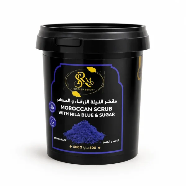 Moroccan Scrub with Nila Blue & Sugar