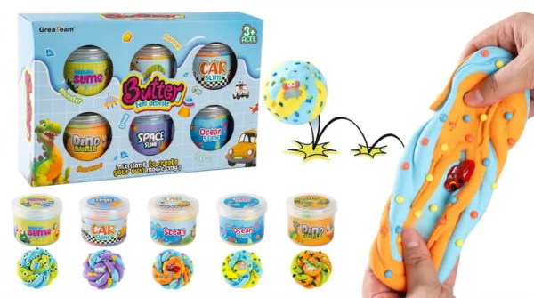 Butter Slime with Boys Accessories
