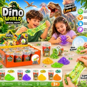 Dino Word- Crystal Putty