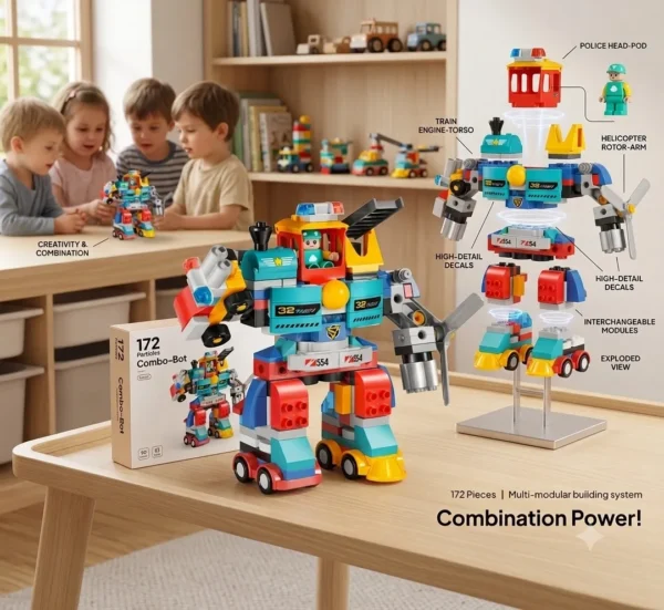 172 Particles Combination Robot