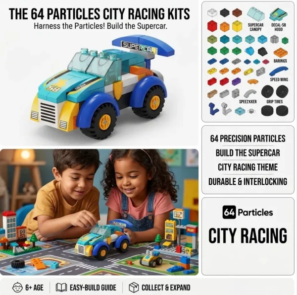 64 Particles City Racing