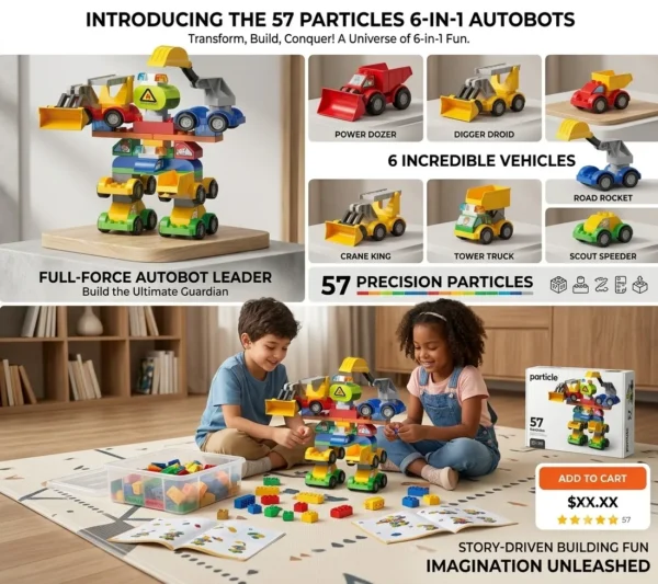 57 Particles 6 in 1 Autobots