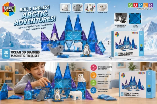 Magnetic Fields Ocean 3D Diamond Magnetic Fields Set-30 Pcs
