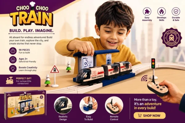 Remote Control Train Track 48pcs