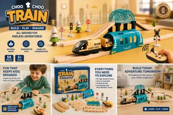 Remote Control Train Track 54pcs