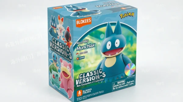 Blokees Figures - Pokémon 74009-Pokémon Classic Version CV-S - Munchlax