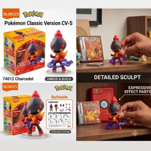 Blokees Figures - Pokémon 74012-Pokémon Classic Version CV-S -Charcadet